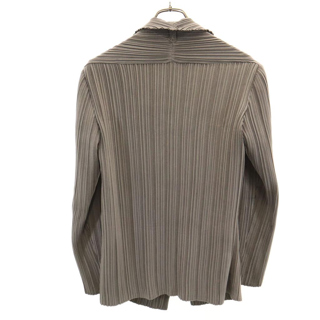 ISSEY MIYAKE 90s Old Made in Japan Pleated tailored jacket 3 beige Women Used