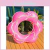 2024 New Floral Swim Ring Children's Inflatable Underarm Swim Ring Sequin Flower Swim Ring Wholesale Pink