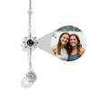 10mm Sunflower Pendant with 'I Love You' Projection in 100 Languages – Perfect for Thanksgiving & Christmas Gifts