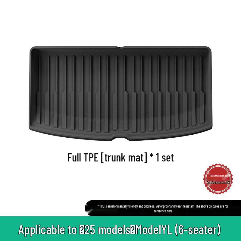 25 Tesla Model YL Floor Mats - Dirt-Resistant, Waterproof TPE Mats