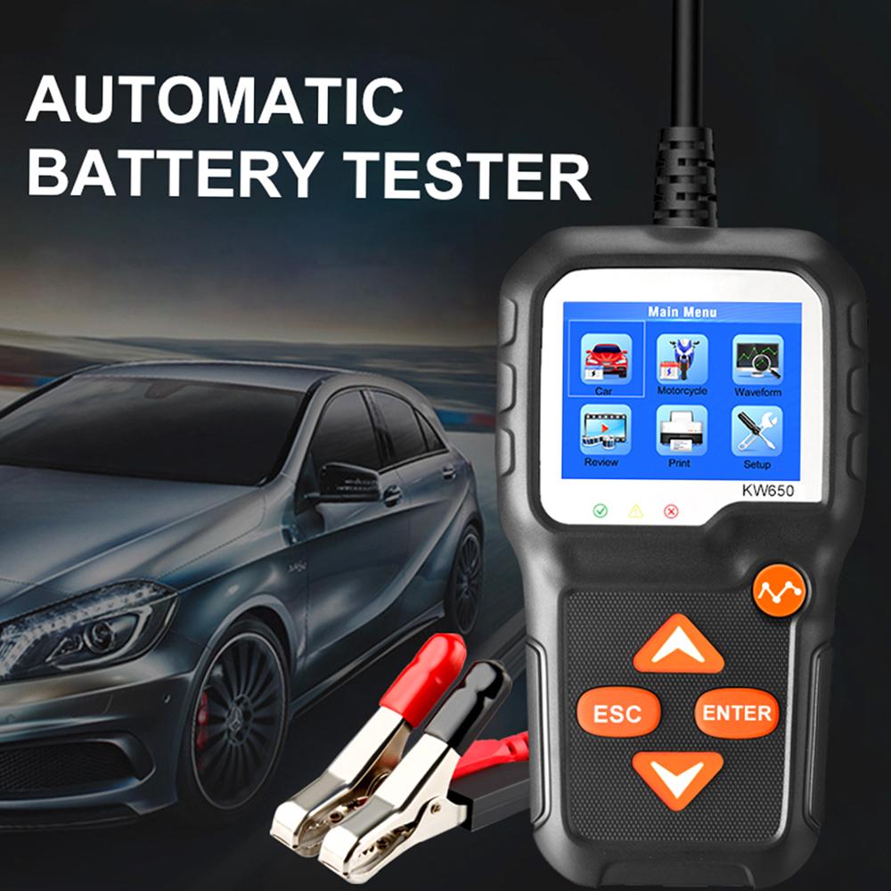 Car Battery Tester 12V Car Auto Battery Load Tester On Cranking System and Charging System Scan Tool Battery Tester Automotive for CarsCelsiusSUVsCels