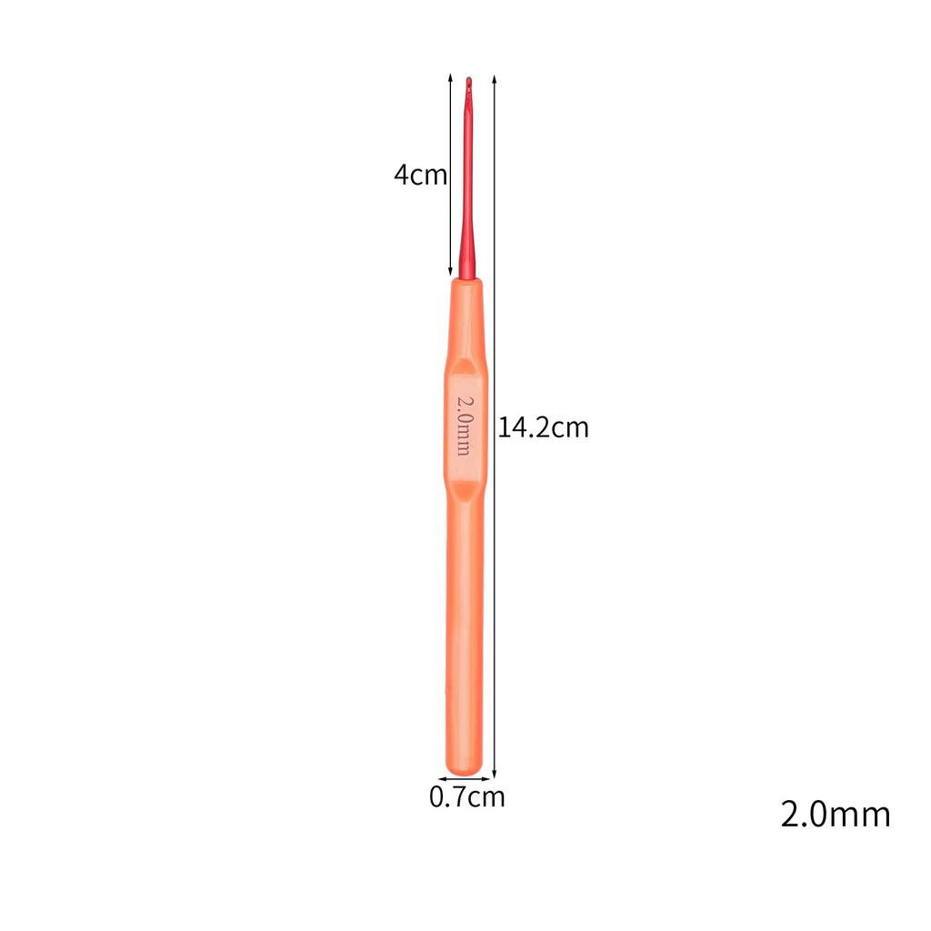 2-7mm Crochet Hooks Multifunctional Plastics Handle Aluminum Knitting Needles for Yarn DIY Craft Nice Gift Women Knitting Tools