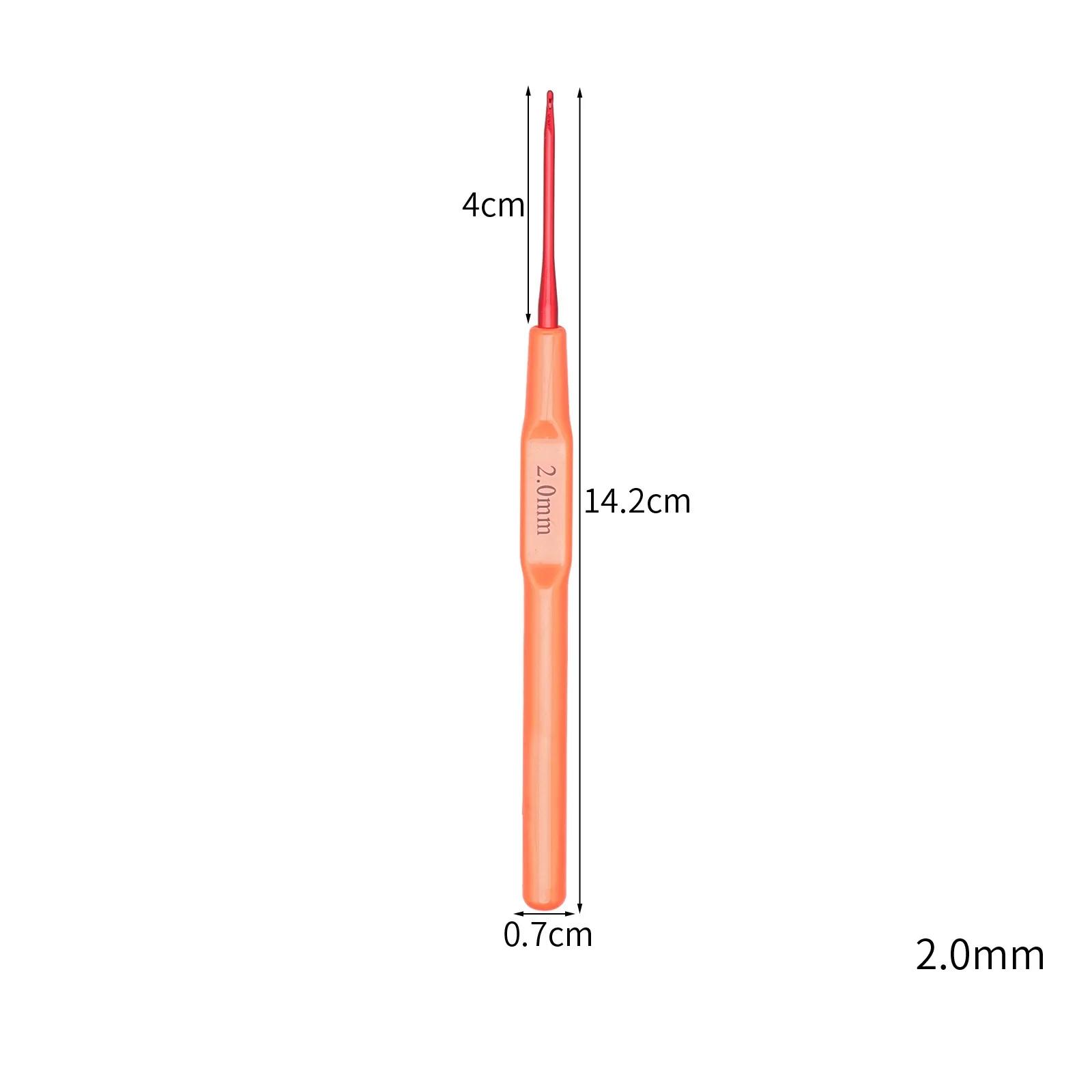 2-7mm Crochet Hooks Multifunctional Plastics Handle Aluminum Knitting Needles for Yarn DIY Craft Nice Gift Women Knitting Tools