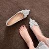 Champagne Crystal High Heels - Comfortable Bridal & Bridesmaid Shoes with Inner Lift