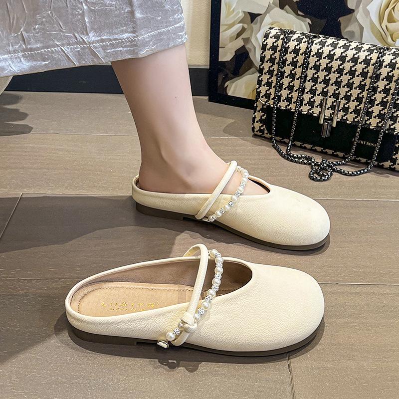 

Evening breeze gentle shoes flat slippers women s 2025 summer new Mary Jane shoes with skirts soft-soled maternity shoes 35