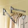 Opvouwbaar kleerhangerrek Wandmontage Geen boor Winddicht Antislip Modern Heavy Duty Indoor Badkamer Kleding Drooghouder Organizer