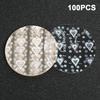 100pcs Transparent Badge Film Clear Laser Star Pattern Badge Protective Film Covers For Button Badge Maker Part Tools