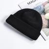 Men's Trendy Autumn and Winter Warm Melon Cap Student's Fashion Cuffed Hipster Beanie Women's Solid Knitte… More