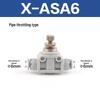 AirTAC Pneumatic One-Way Throttle Valve ASA/PSA 4-12mm - Speed Control & Flow Regulation