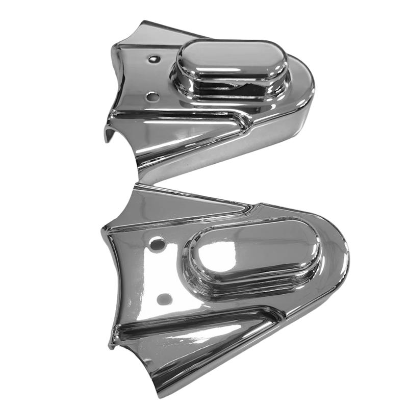 Rear Phantom Swingarm Axle Covers For Softail Springer EFI FXSTSI FXSTD FLSTF FLSTN Motorcycle Chrome Metal
