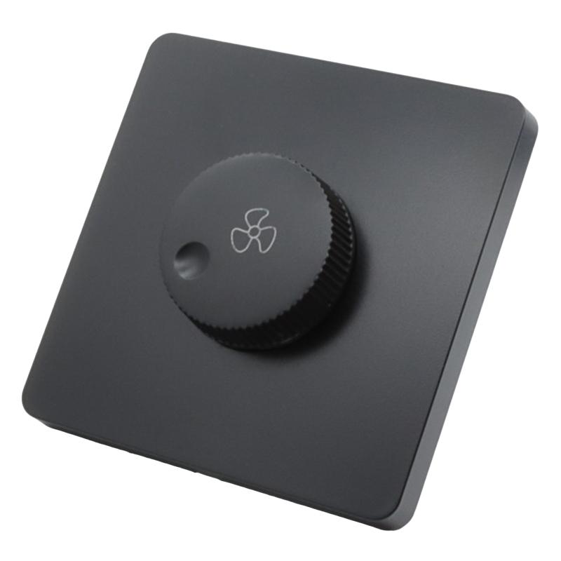 

220 В Универсальный Регулируемый Потолочный Вентилятор Регулятор Скорости Настенный Кнопочный Диммер Бесступенчатый Регулятор Скорости Вентилятора чёрный