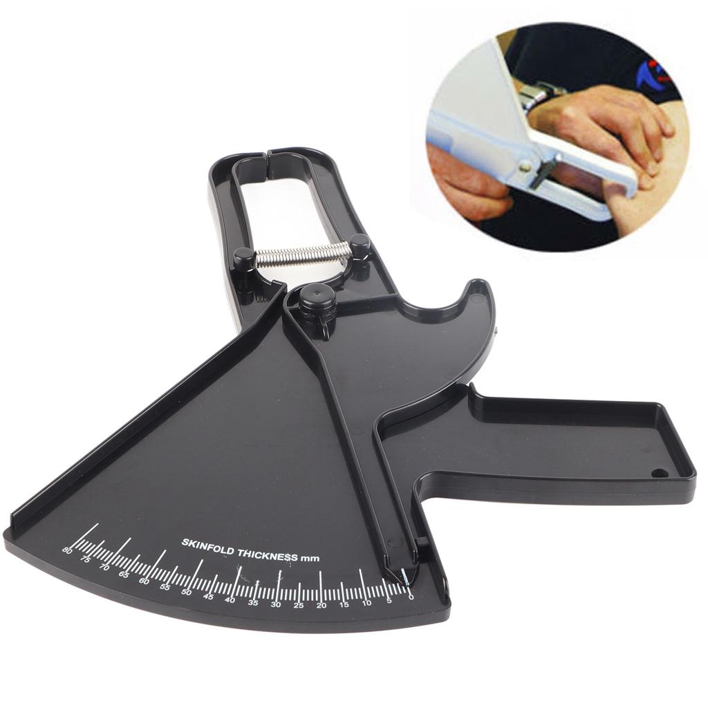 2 Colors 0‑80MM Body Fat Measure Skinfold Caliper Weight Loss Measuring Tester