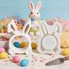 Rabbits Shaped Silicone Mould Heat Resistant Easy Cleaning Detailed Easters Candle Making Supplies