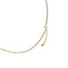 Collier Luxenter en argent 925 et finition on or 18 carats avec perles blanches - Thydo