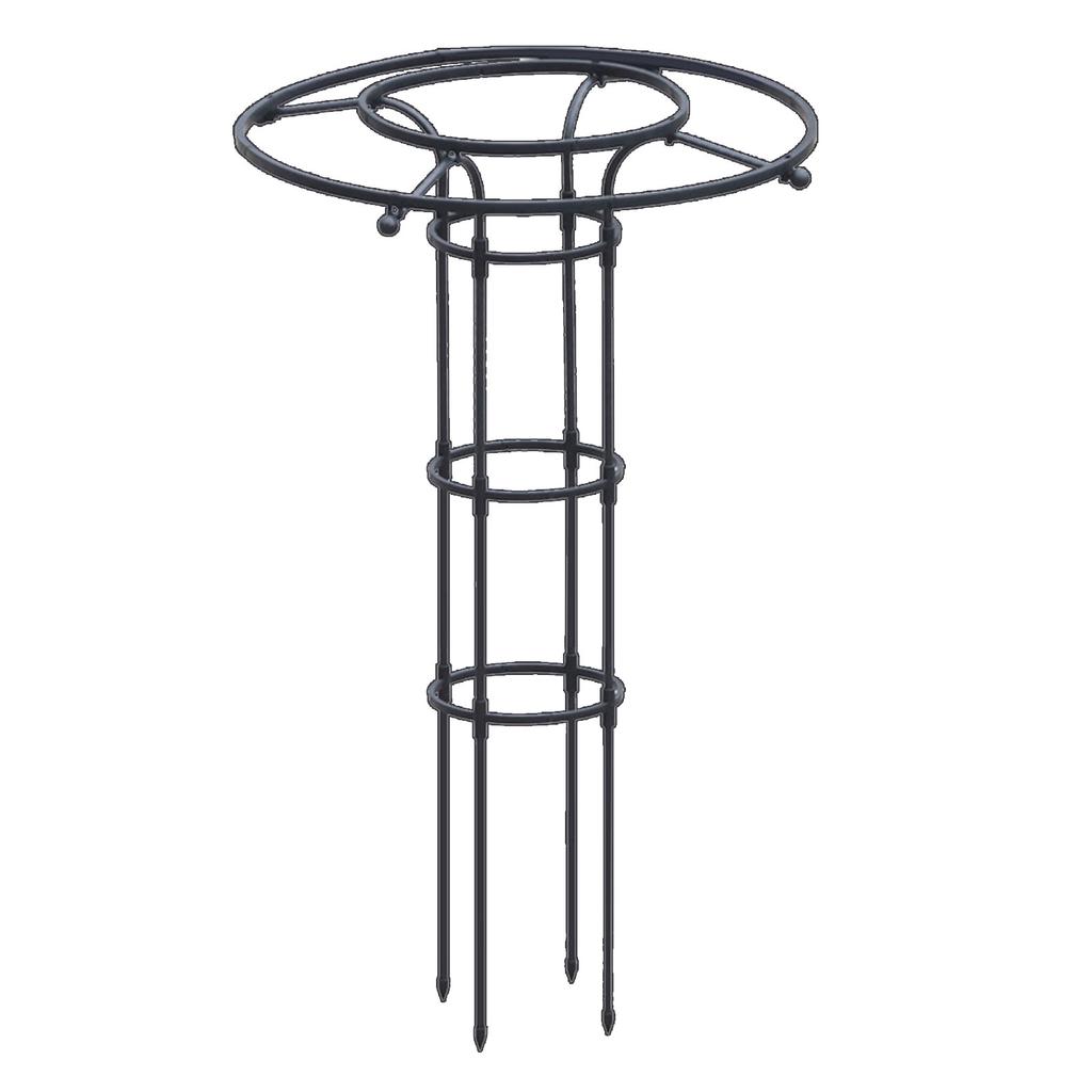 Zahradní mříž pro popínavé rostliny Mříž s houbovým vrcholem pro pokojové rostliny Popínavé rostliny Růže Plamének Zelenina