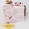 100pcs Hamburg Triangular Baking And Oil Proof Bags Donut Bakery Baking Food Packing Hand Wrapped Oilproof Kraft Bag