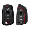 Silicone Car Remote Key Case Cover Shell Fob Holder For Bmw X1 X3 X4 X5 X6 Series 1 2 3 5 7 G20 G02 G05 G31 G23 F34 F15 F40 Ix3