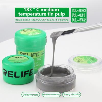 RL-400/401/402 Pastă de lipit Temperatură medie Umiditate bună Activitate ridicată Instrument de reparare a pastei de lipit fără plumb