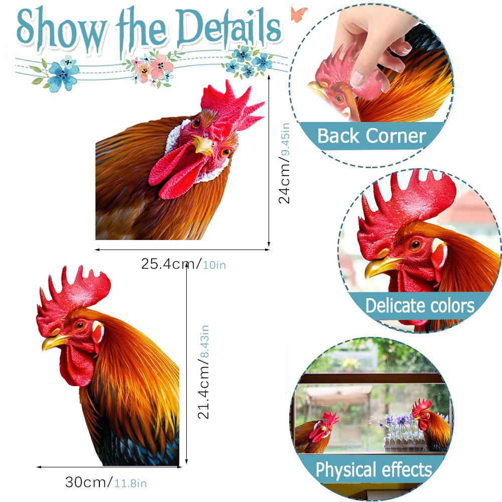 Cat Anti-Collision Window Clings Animal Decals to Prevent People and Bird Strikes on Window Glass Cling Door Decals Decor