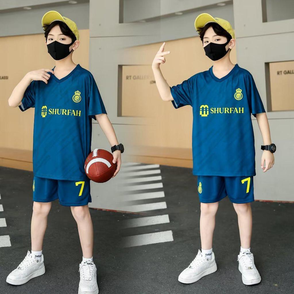 Maglia Bambino Nazionale di Riyadh 22-23: Ronaldo #7 Casa & Trasferta