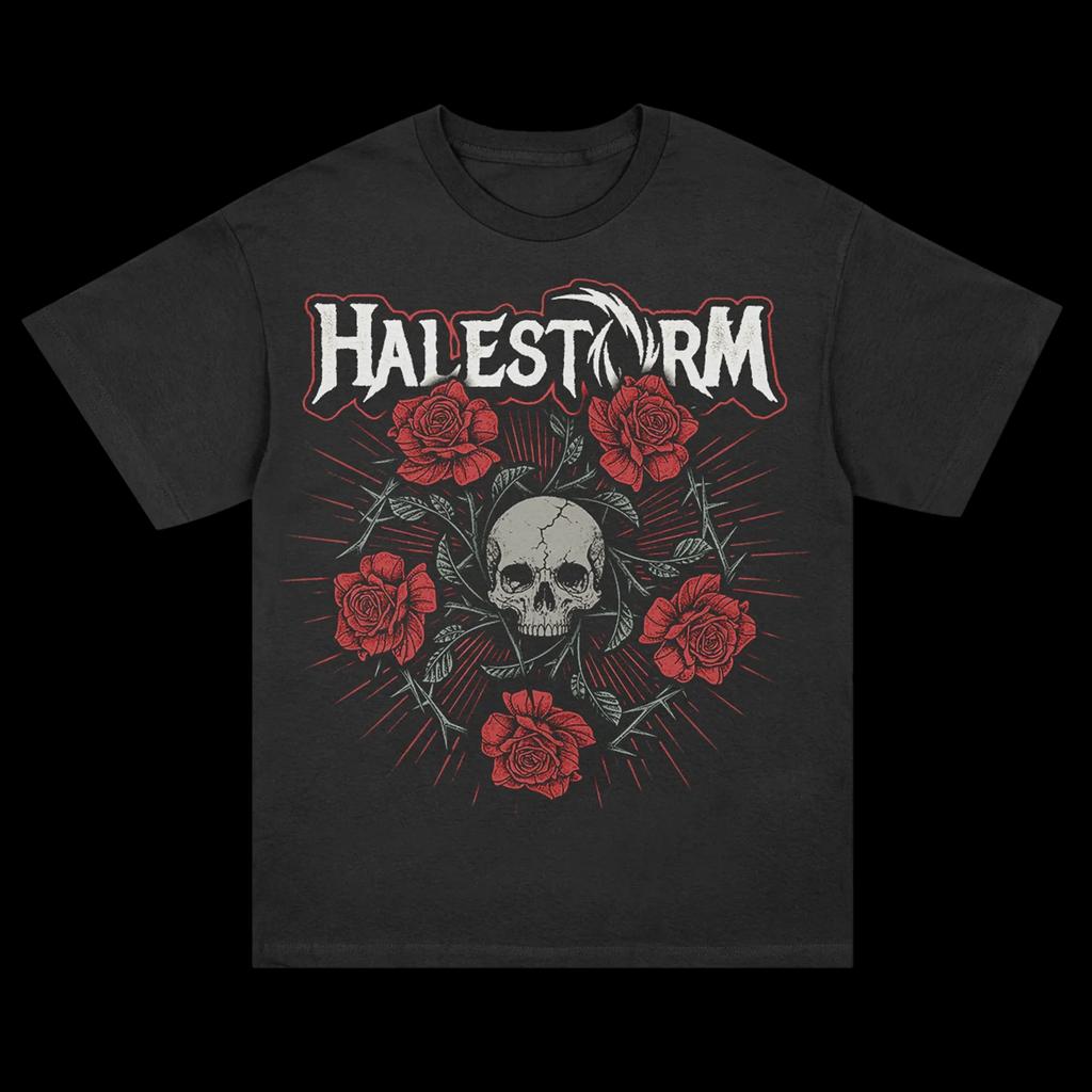 Halestorm The Neverest Tour 2025 Date T-shirt Unisexe et Femme Toutes Tailles S4XL Cadeau Fan Mode Décontractée Quotidien