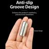 Portable Waterproof Pills Box Stainless Steels Pocket Keychain Pills Holder Light Weight Travel Case Medicine Bottles