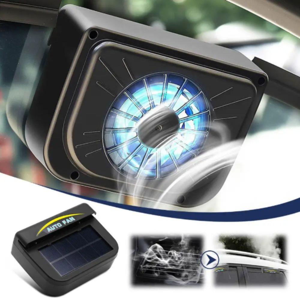 Energy Saving Solar Powered Fan Portable Window Fan Cooling Car Exhaust Fan Vehicle Use