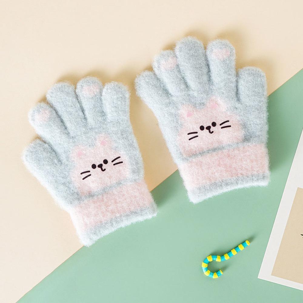 Gants d'hiver mignons pour enfants, gants épais pour garçons et filles, gants chauds résistants au froid, gants en peluche durables, bébé