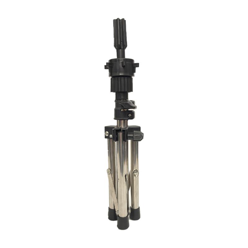 1Pcs Metal Wig Mannequin Head Tripod Stand Wig Stand Tripod For Hairdressing Training Head Adjustable Wig Tripod Stand