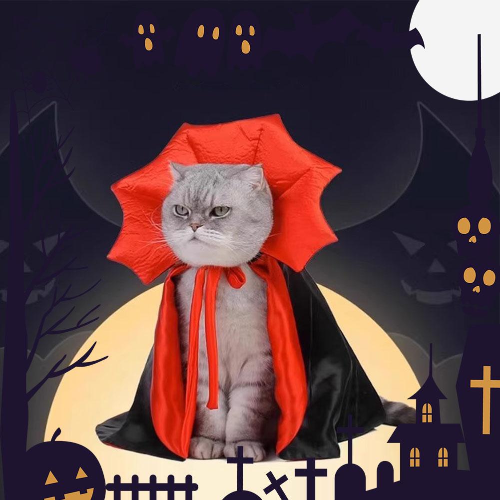 Halloween Pet Festival Party Role Play Funny Dress Up Costume Cat And Dog Magic Cloak Warm And Comfortable Accessories
