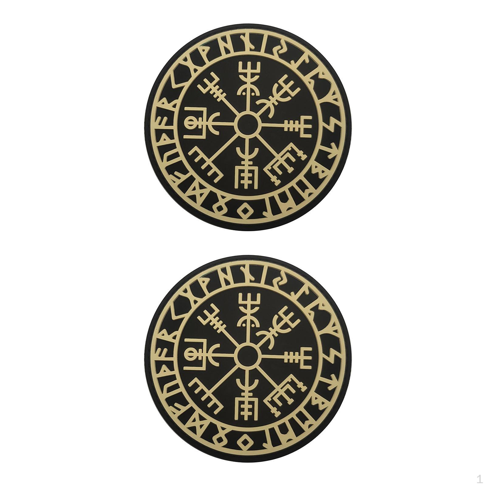 

2 Patches for Hats And Clothing black and yellow