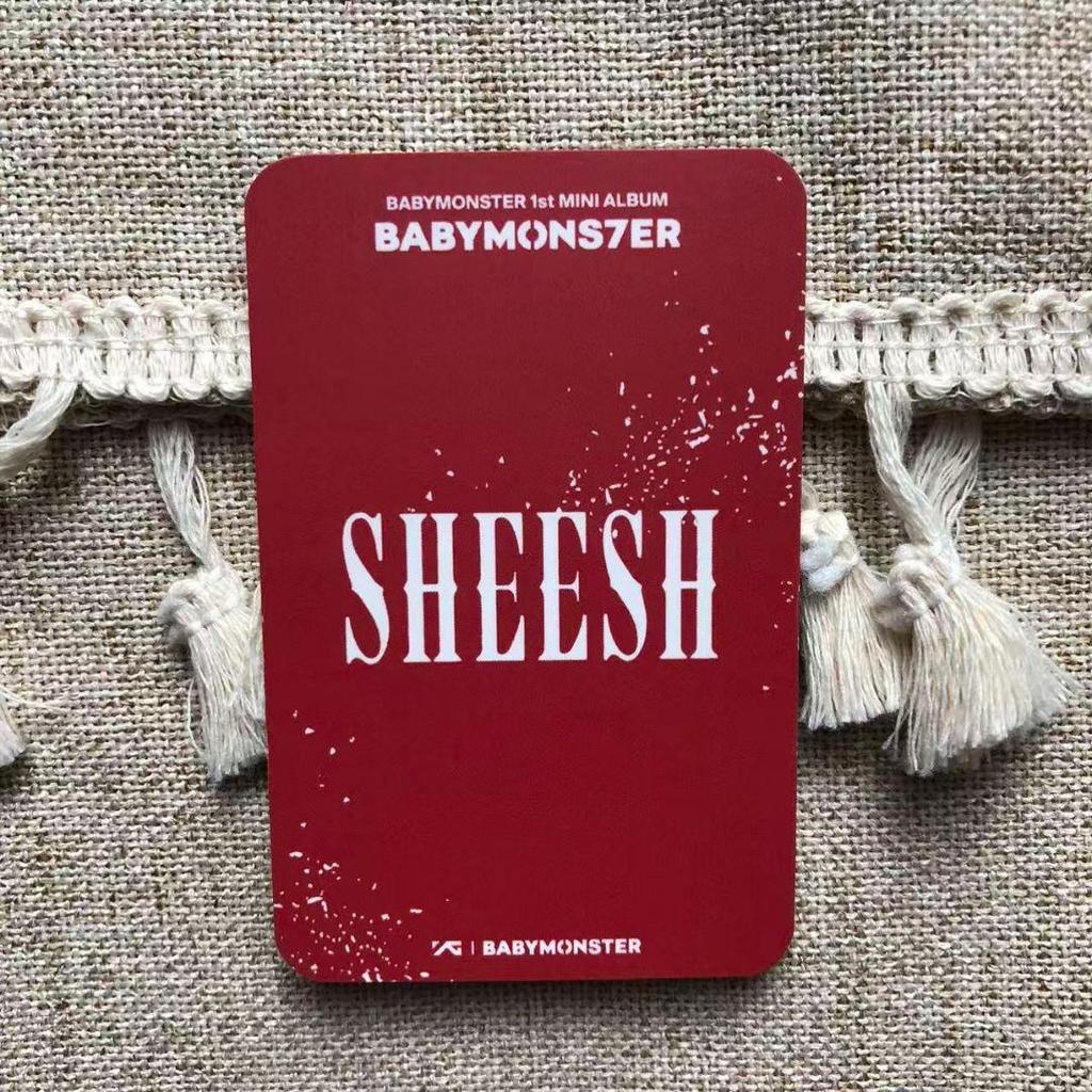 [USED] BABYMONSTER Babymon SHEESH Sanoku Asa Trading Card