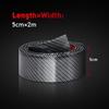 Carbon Sticker Fiber Protector Scuff Sill Cover Anti Scratch Strip Car Door Body