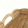 Woven Tray Imitation Rattan Sofa Decor Decorative Tray Basket For Remote Control Book Breakfast Living Room Bedroom Coffee Table