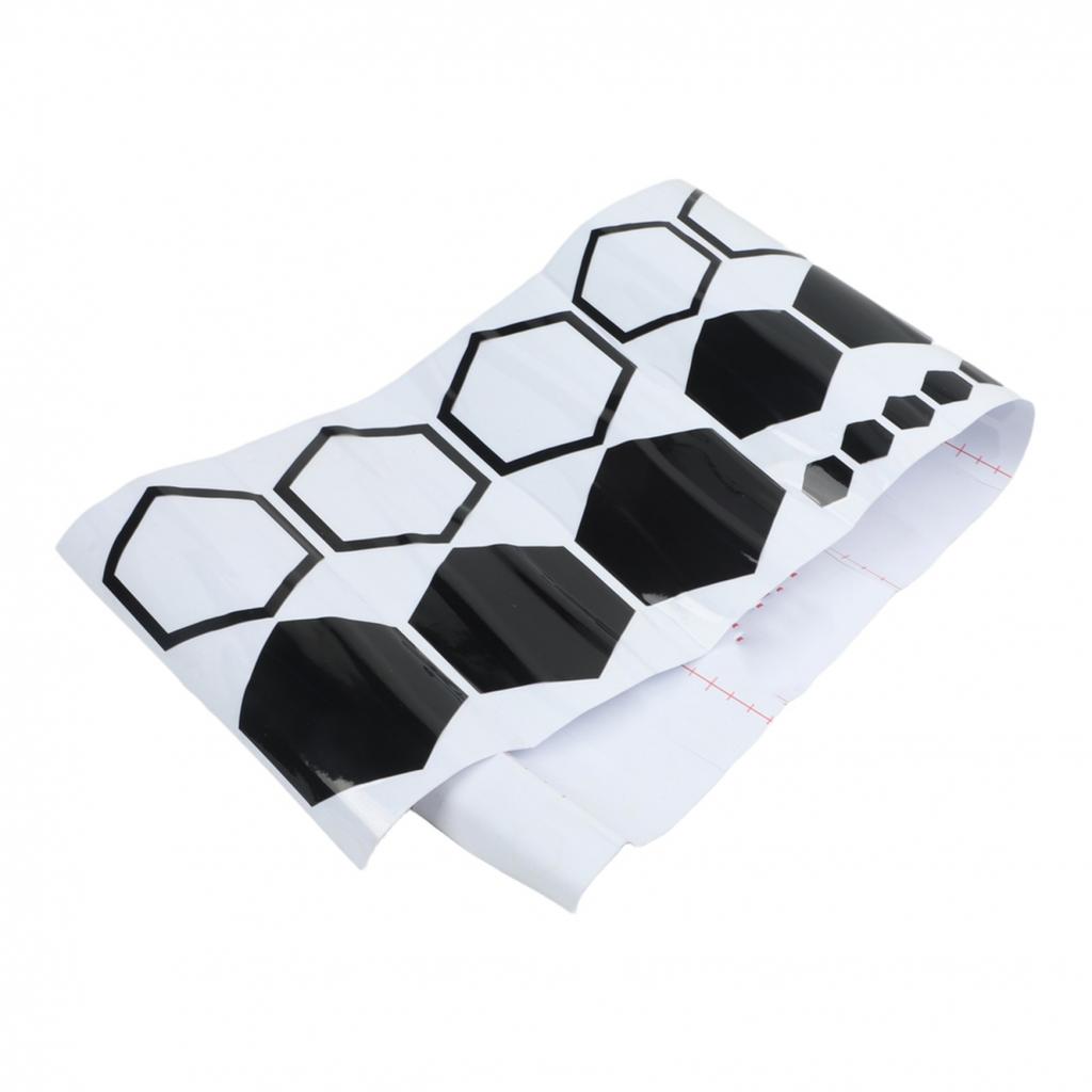 Customizable Sizes 104PCS Car Decals Easy Installation Design