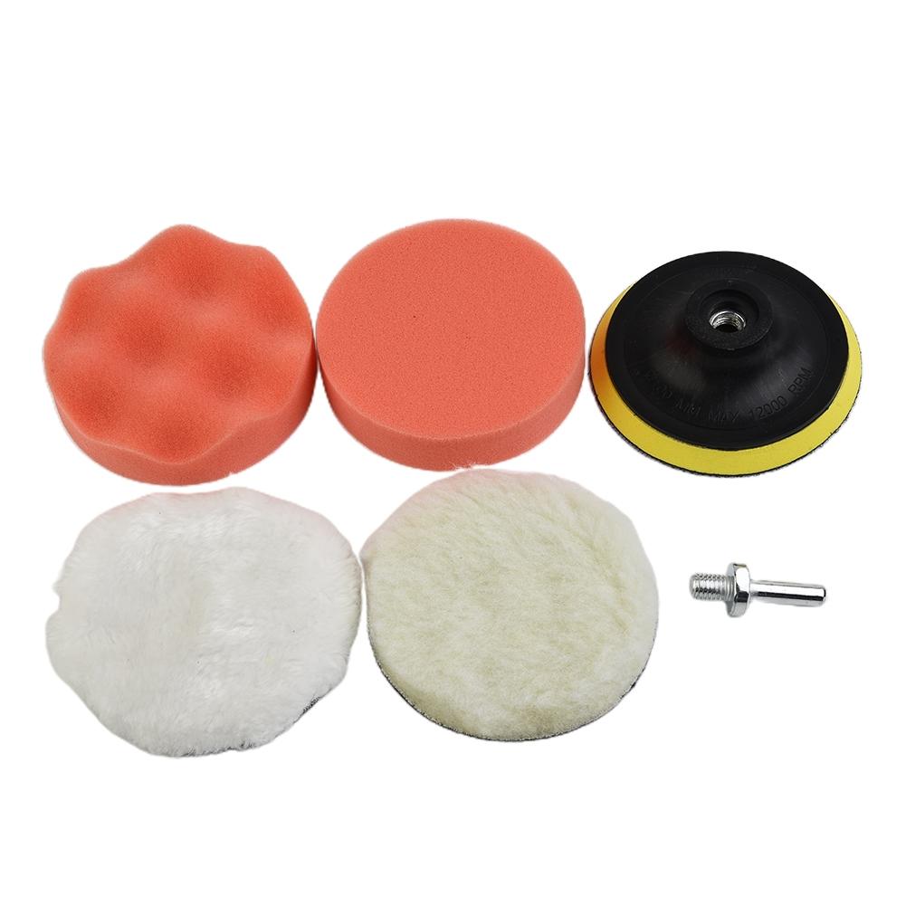 Bonnet Polishing wheel Buffing Pad Car Cleaning Plates Kit Rotary