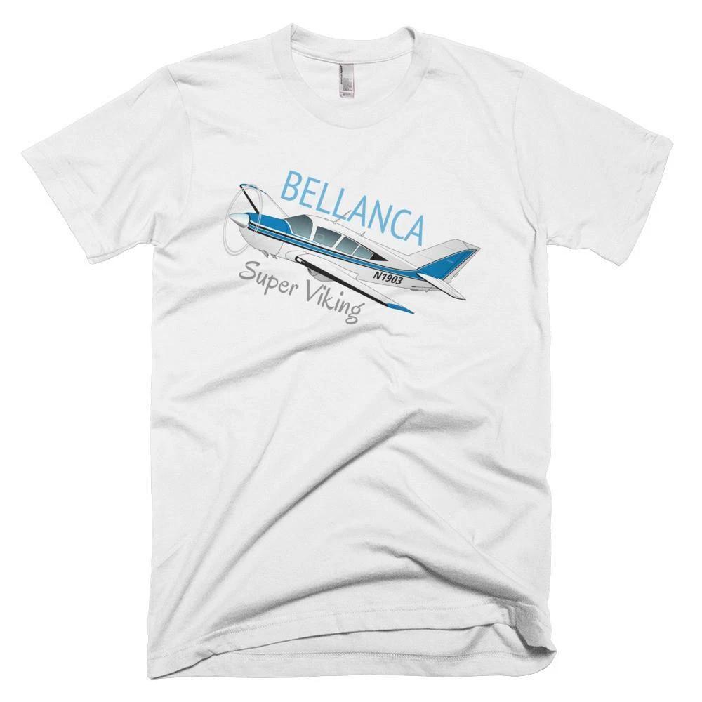 Bellanca Super Viking (Blue) Airplane T-shirt- Personalized with N# S