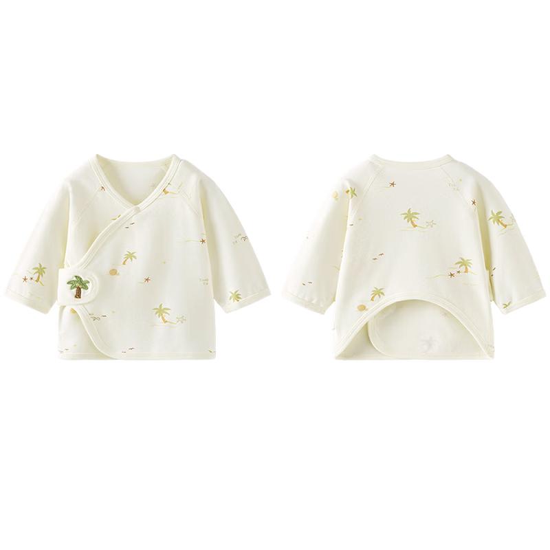 TONGTAI Newborn Pure Cotton Double-Layer Bodysuit