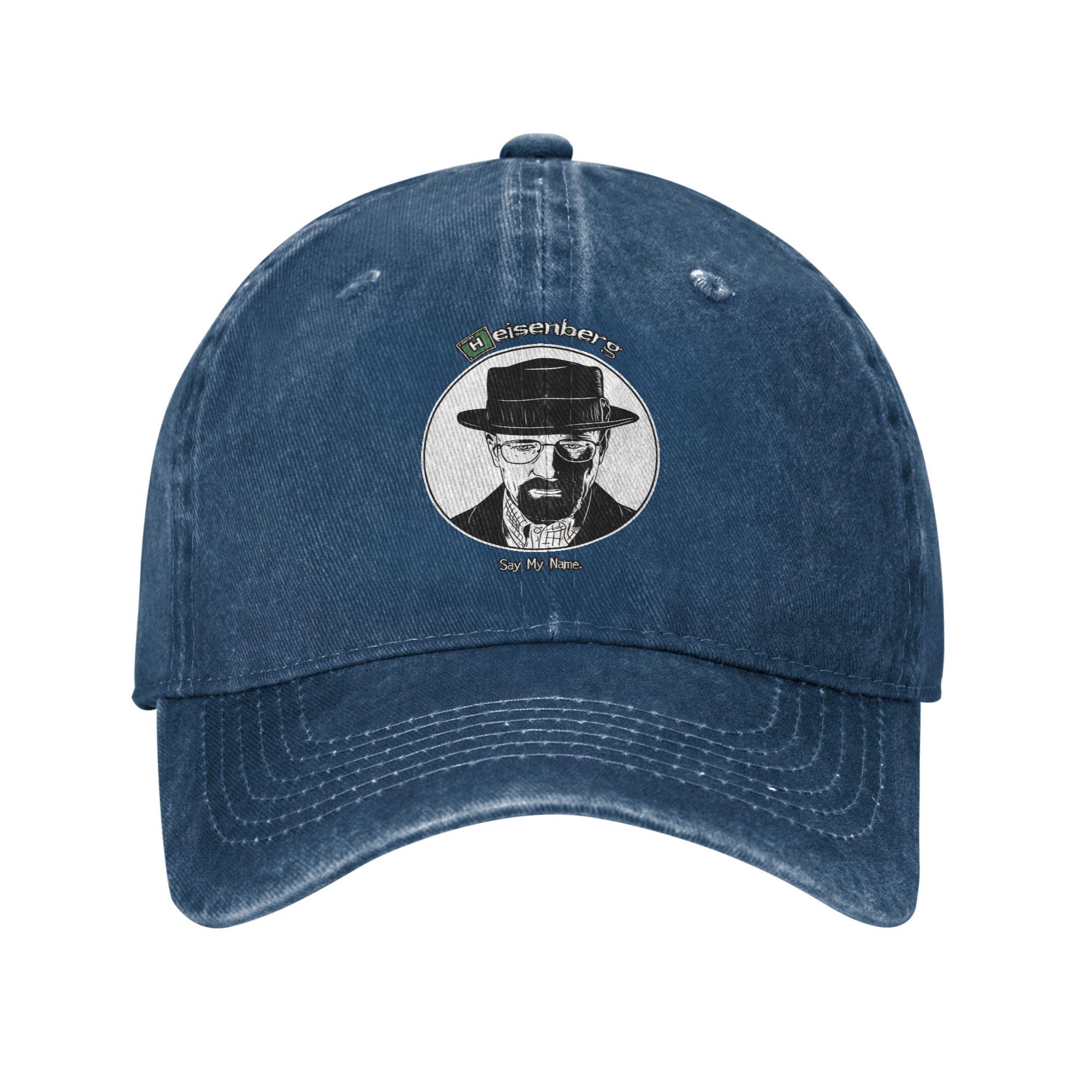

Heisenberg Casual Baseball Cap For Couple Women Spring Breaking Bad Outdoor Sport Trucker Hat y2k Cool Sunscreen Baseball Caps One Size темно-синього кольору