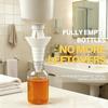 Portable Liquid Transfer Funnel, Universal Filling Funnel Apparatus For Bulk Bottles & Cans, No Waste-Bottle Emptying Kit