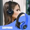 Over Ear Wireless Bluetooth Compatible Headphones with Colorful Light Active Noise Cancelling Deep Bass Ear Cups