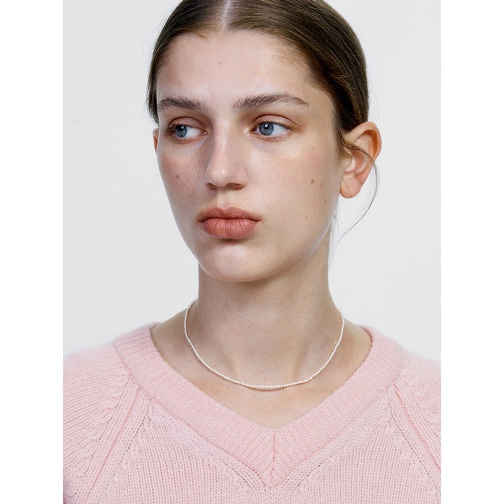 Everyday Pearl Necklace 2mm