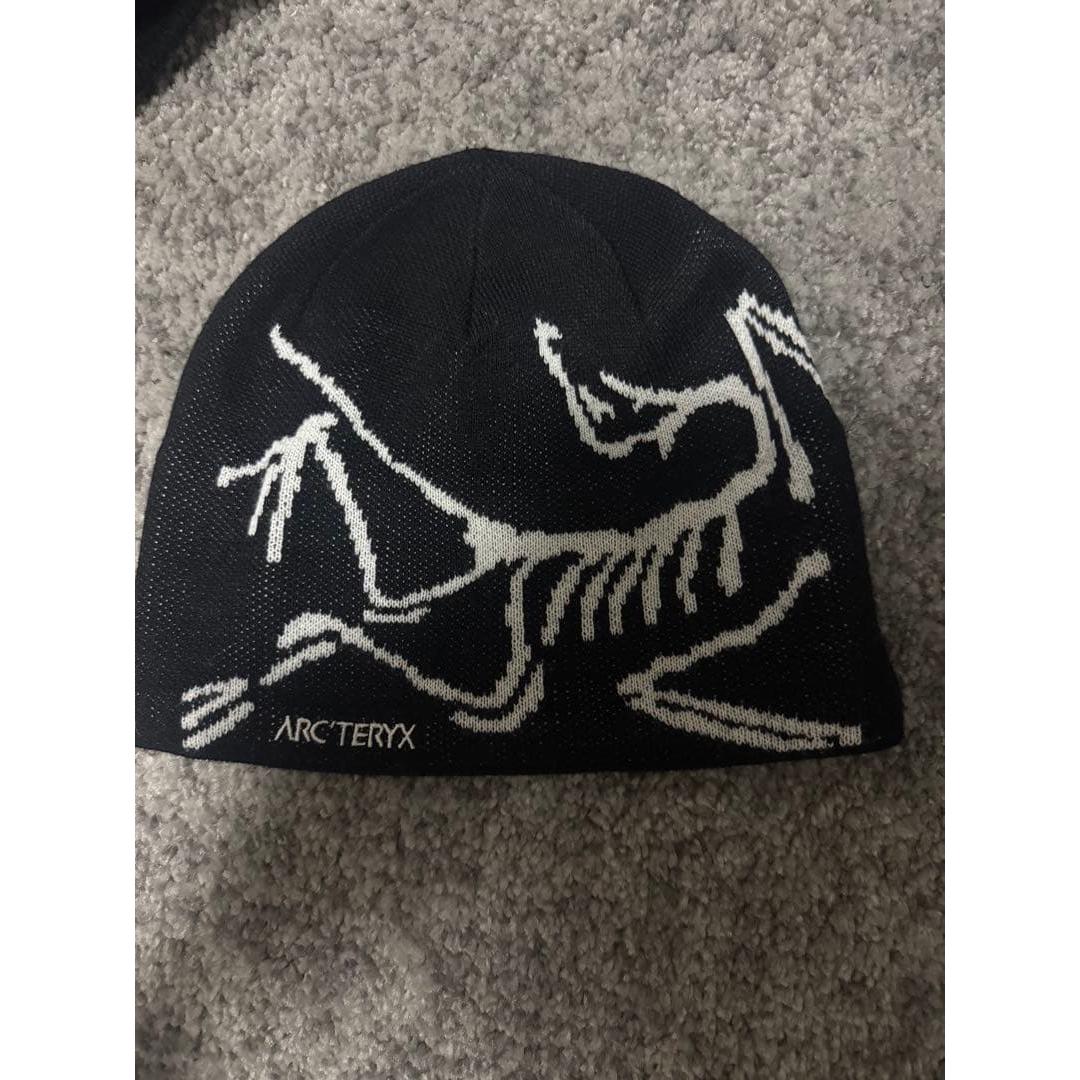 Used Genuine ARC TERYX Knit Hat/Beanie Black