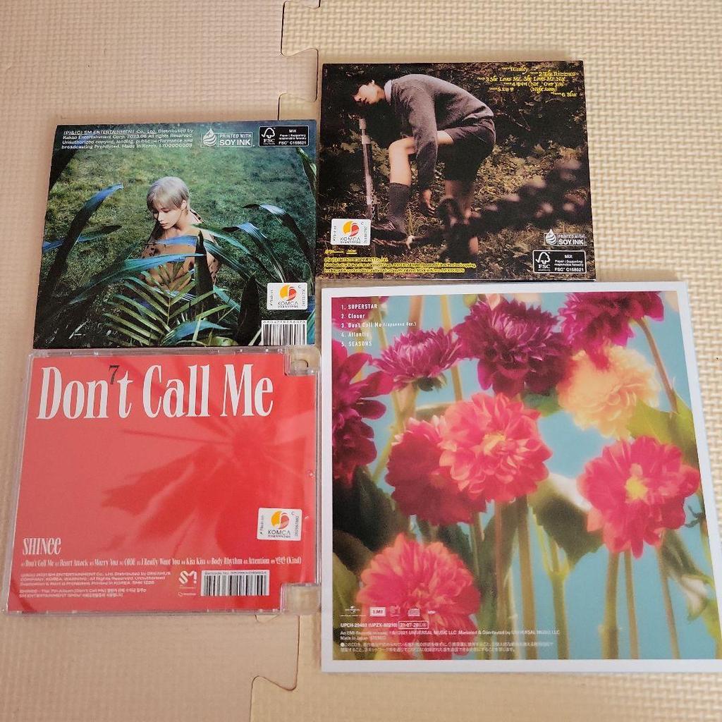 [USED] 30 SHINee Taemin CDs from debut to present! Comes with a bonus jacket sticker