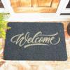 Front Door Mat Welcome Letter Print Home Decor Durable Front Entrance Floor