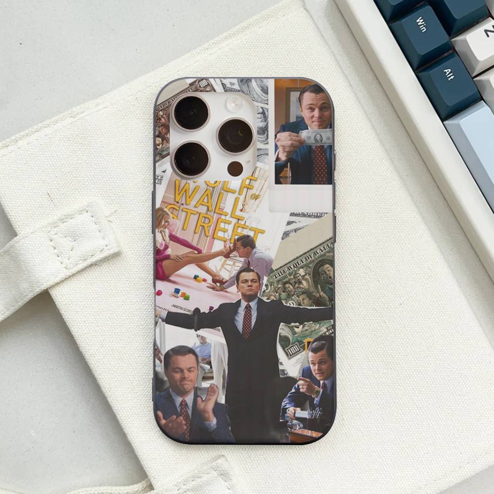 Klassischer Film W-Wolf Of W-Wall S-Street Für IPhone 17 16 15 14 13 12 11 Pro Max Plus Pro Klare Handyhülle Rutschfeste Schale