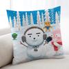 Fashion KKAKAOES FFRIENDSES Cushion Cover Home Bedding Sofa Living Room Pillowcase Simple Soft Skin Cushion Cover Party Gift