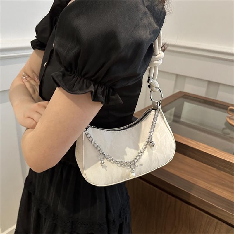Niche Underarm Bag Women'S  Trendy Chain Shoulder Crossbody Bag Versatile Commuting Bag Messenger Bags Girl Birthday Gift