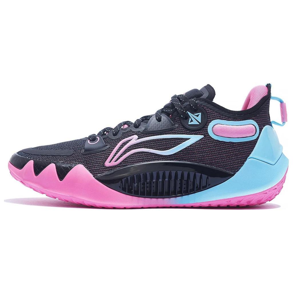 Li-Ning Jimmy Butler 1 Miami Black Men Sneakers Pink Light-Blue ABAS051-7