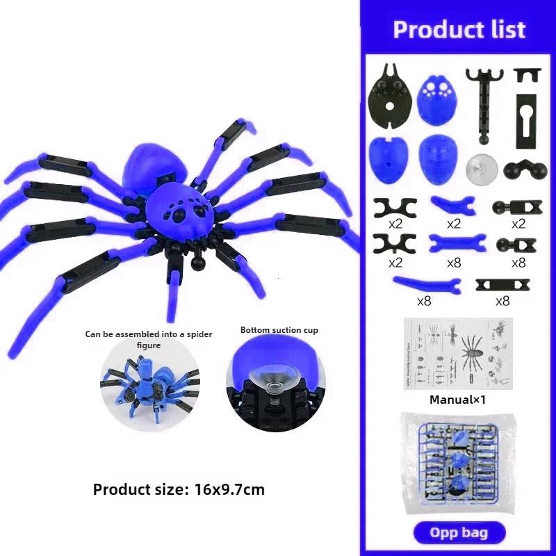 Mehrgelenkiger Beweglicher Roboter 3D-gedruckte Spinnenspielzeuge mit Saugfuß Modell Spielzeug Geschenk Weihnachten Dekompressionswerkzeug